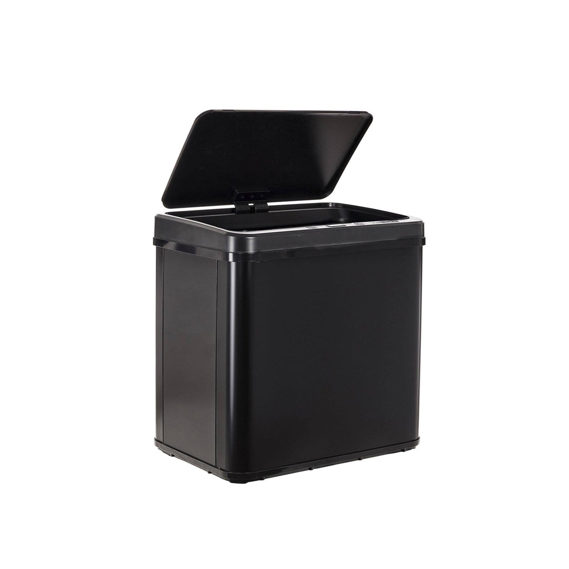 Cubo Inteligente 30l Sin Patas Apertura Auto Negro_0