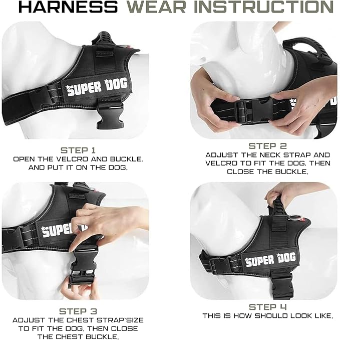 Edipets Arnés Para Perro Antitirones, Ajustable Y Personalizable_4