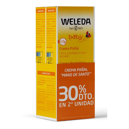 Duplo Pañal 2 uds Crema de Pañal de Caléndula Weleda 75ml + 75 ml