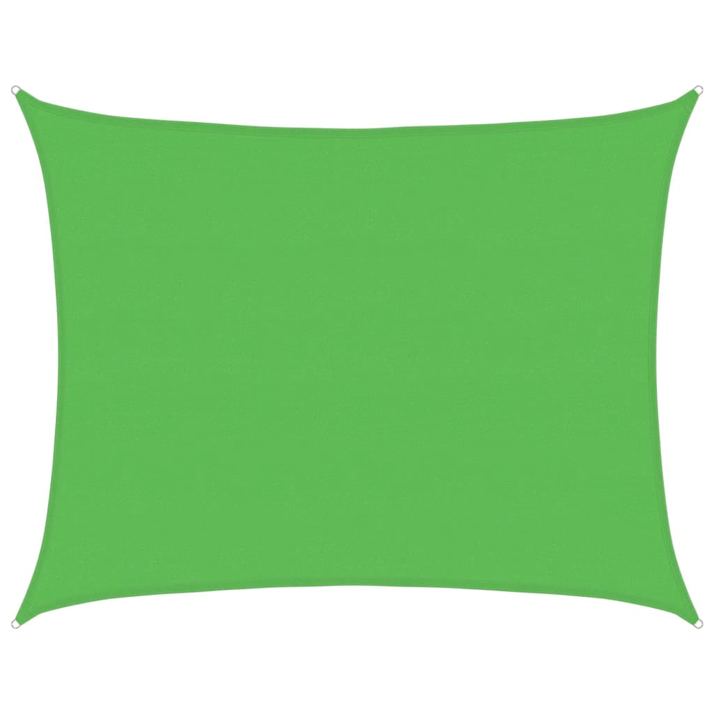 Vidaxl Toldo De Vela Hdpe Verde Claro 160 G/m² 6x7 M_0