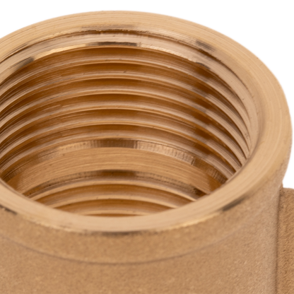 Pack De 5 Unidades Manguito Hembra De Latón Zincado De 3/4“ Para Instalaciones De Agua_1