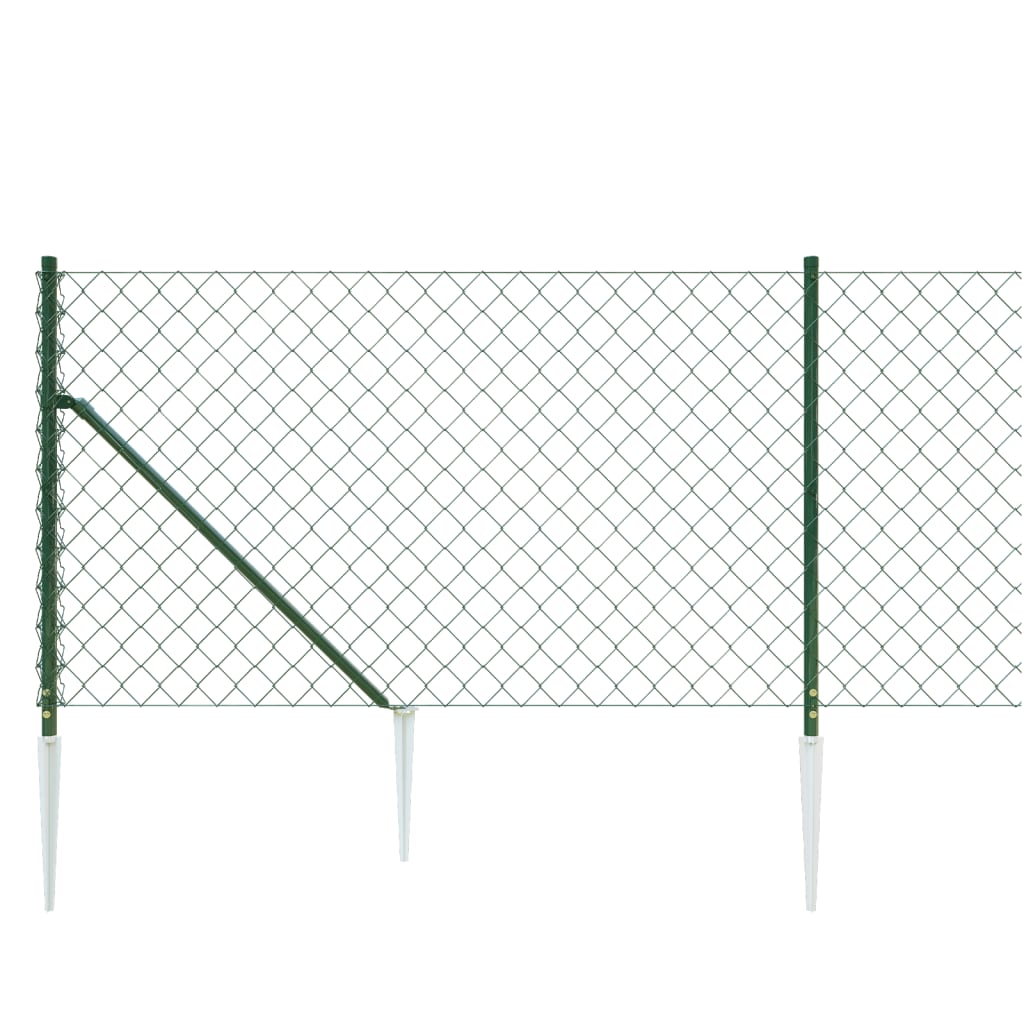 Cerca De Alambre Con Pinchos De Anclaje Verde 1x10 M / Vetonek_3