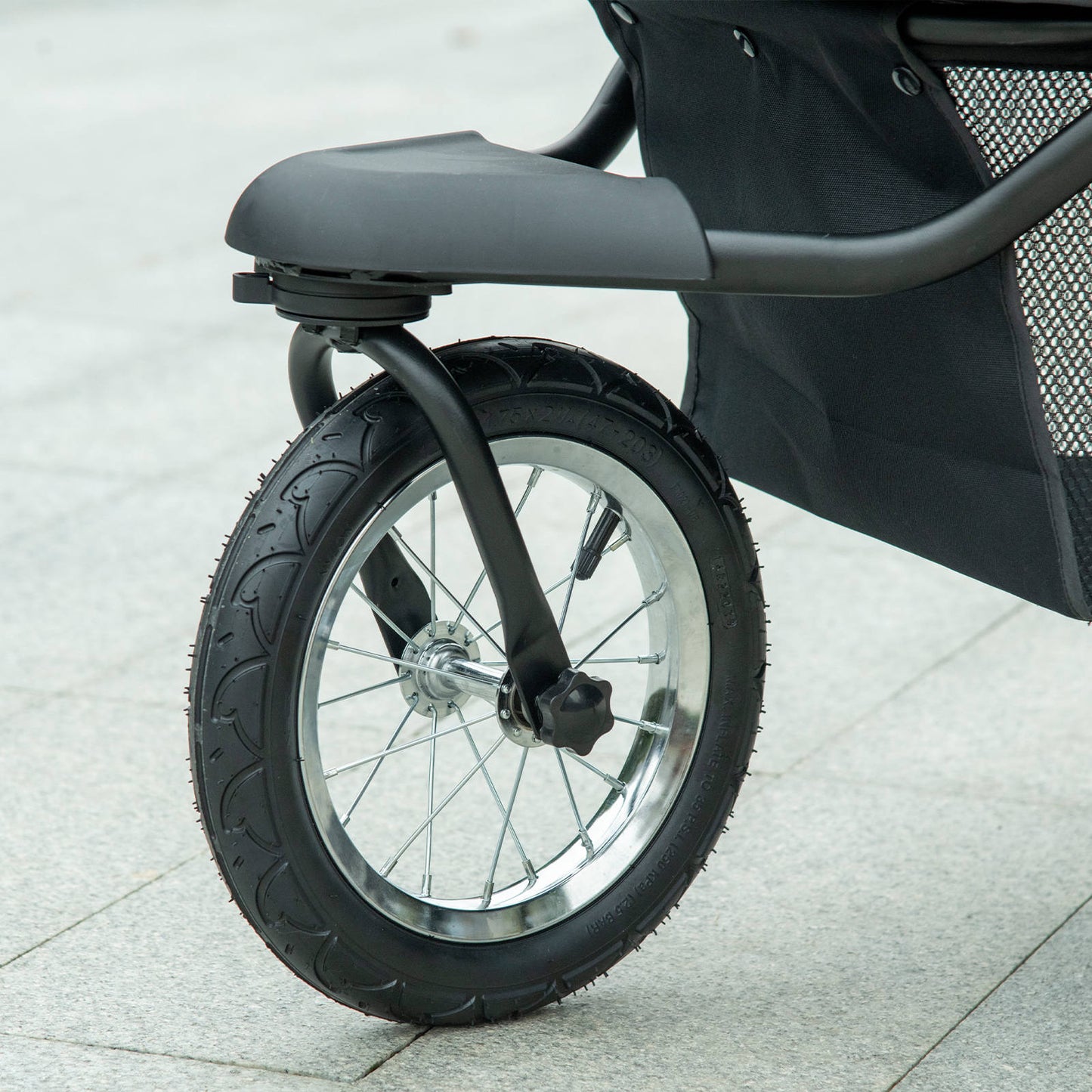Pawhut Carrito Para Perros Plegable Con Cesta De Almacenaje 111x58x107 Cm Azul_3
