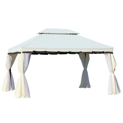 Outsunny Cenador De Jardín 4x3 M_0