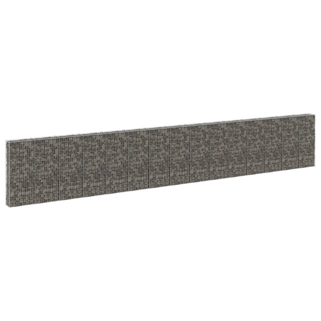 Muro De Gaviones Con Cubiertas Acero Galvanizado 900x30x150 Cm / Vetonek_5