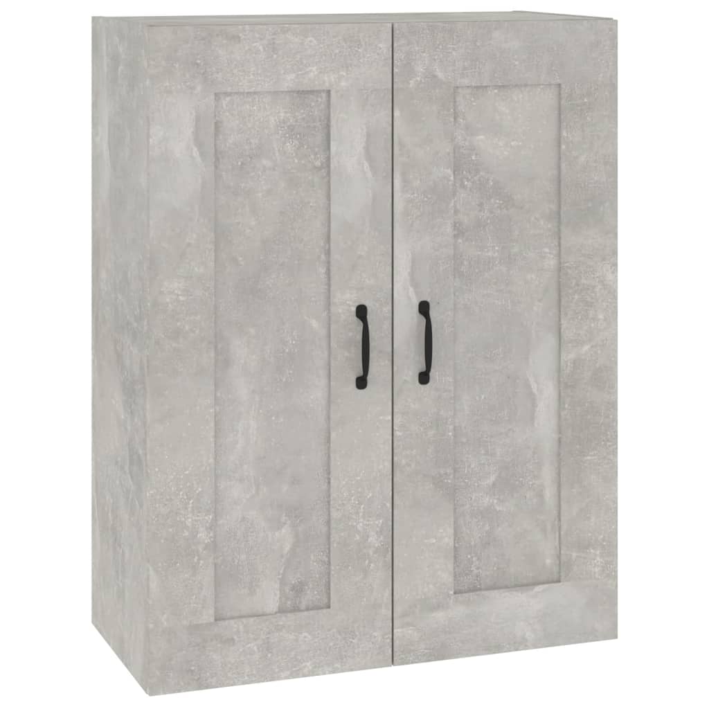 Armario Colgante De Pared Gris Hormigón 69,5x32,5x90 Cm / Vetonek_1