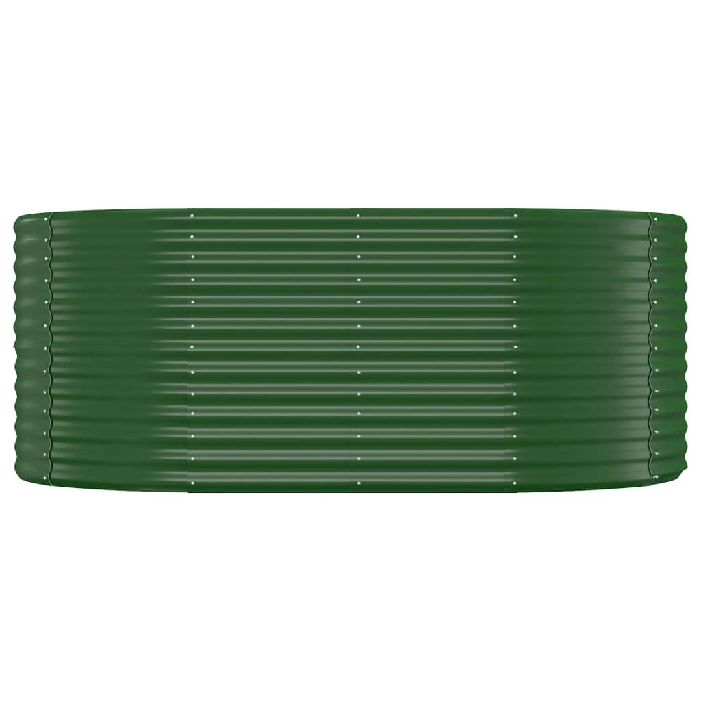 Jardinera Arriate Acero Galvanizado Verde 175x100x68 Cm_2
