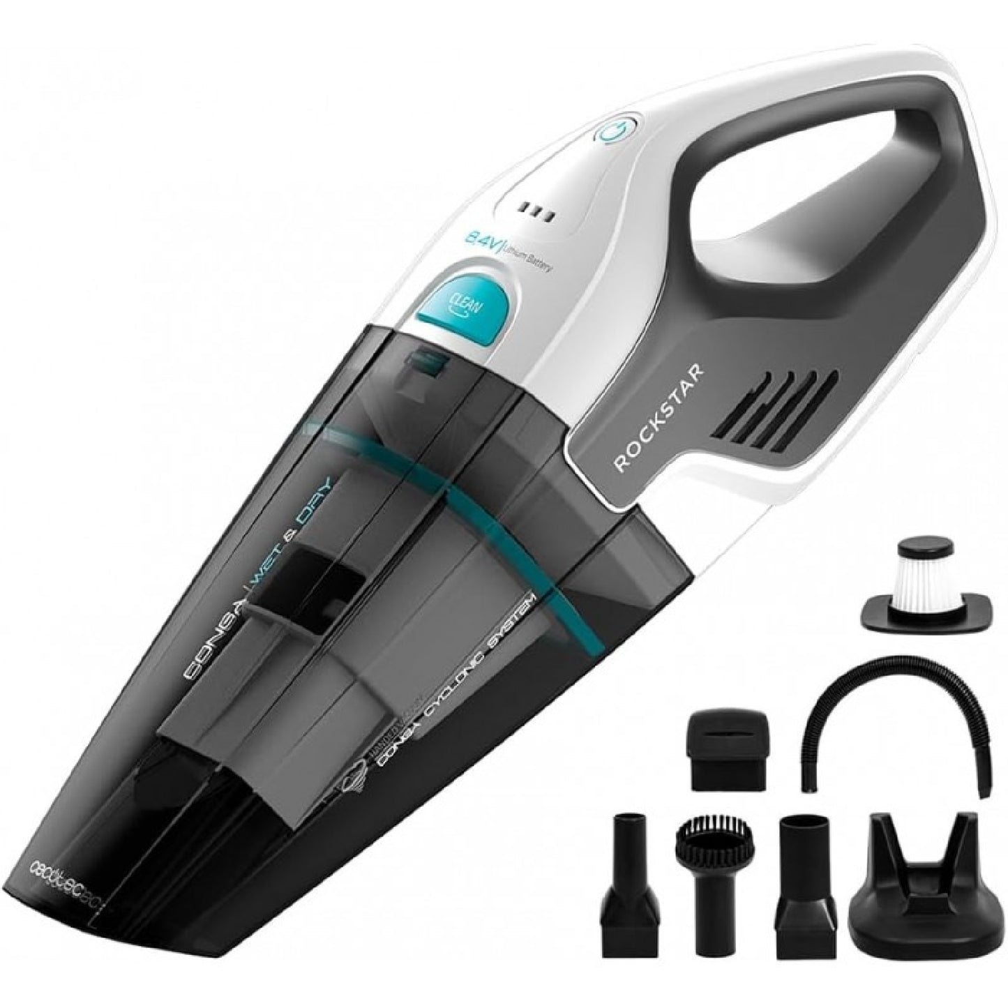 Cecotec Aspirador De Mano Sin Cable Conga Rockstar Hand 84v_0