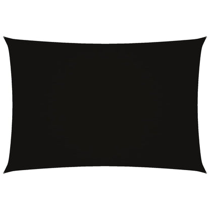 Vidaxl Toldo De Vela Rectangular Tela Oxford Negro 2,5x4,5 M_0