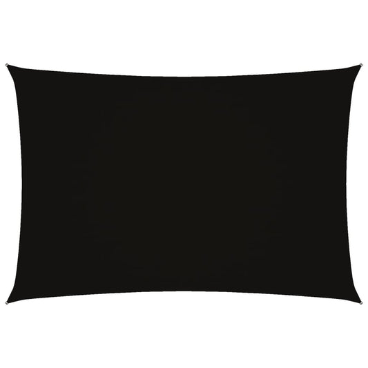 Vidaxl Toldo De Vela Rectangular Tela Oxford Negro 2,5x4,5 M_0