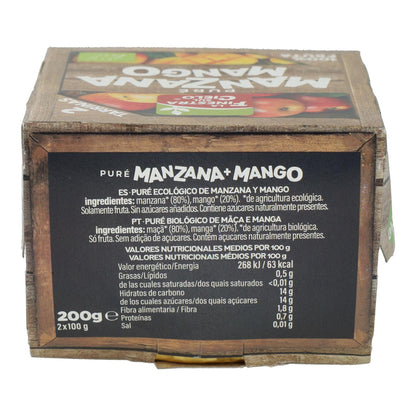 Puré de Manzana y Mango Bio La Finestra Sul Cielo 200 gr