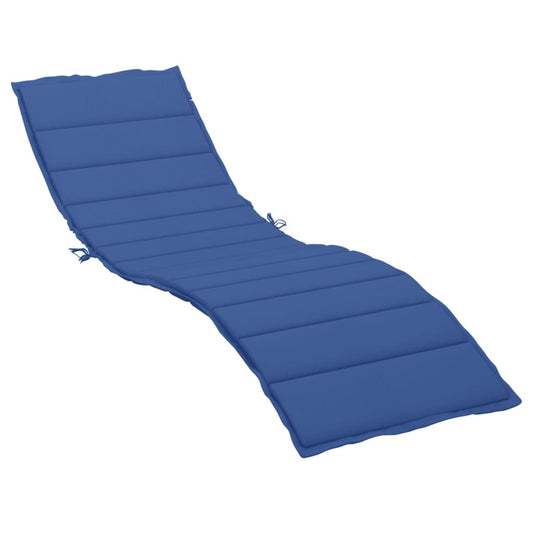 Vidaxl Cojín De Tumbona De Tela Oxford Azul 200x60x3 Cm_0