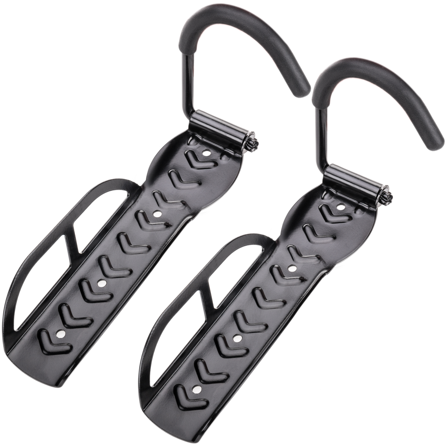 Soporte De Pared Con Gancho Ajustable Para Colgar Bicicleta Por La Rueda 2 Unidades_0
