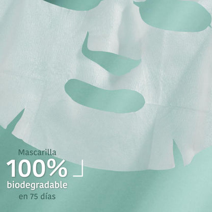 Mascarilla Facial Tisú Peeling Piel Perfecta Ácido Glicólico Iroha Nature 23 ml
