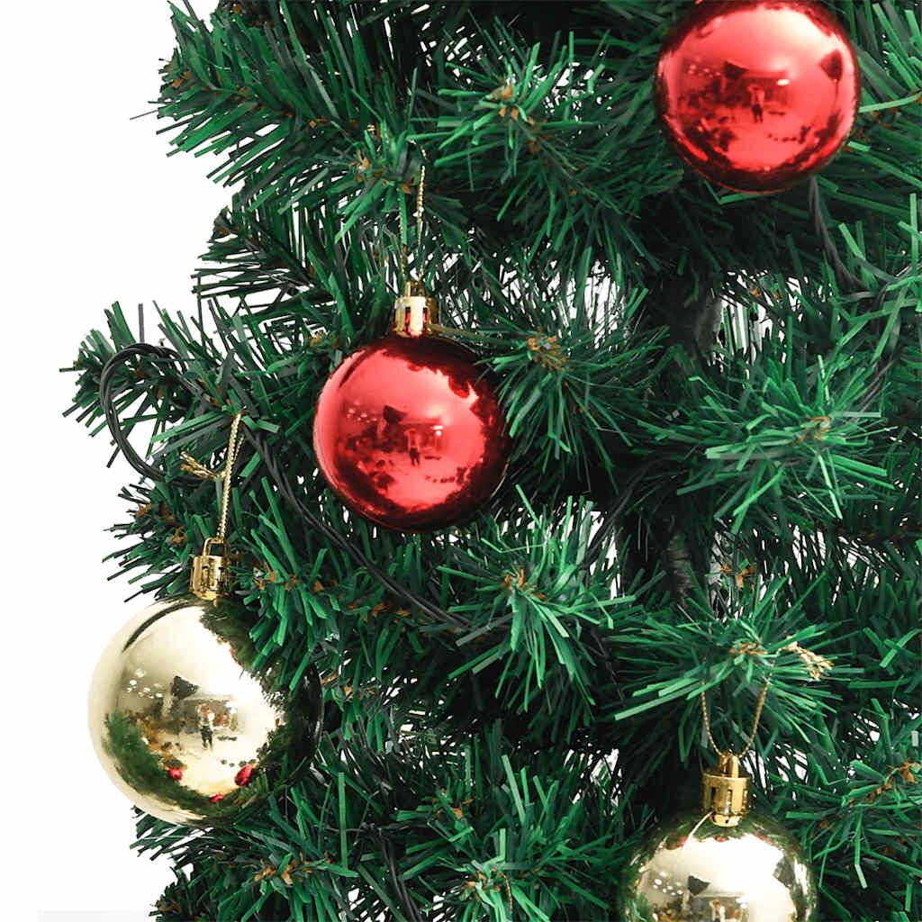 Vidaxl Cactus De Navidad Con Soporte Y Leds Verde 150 Cm Pvc_3