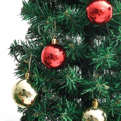 Vidaxl Cactus De Navidad Con Soporte Y Leds Verde 150 Cm Pvc_3