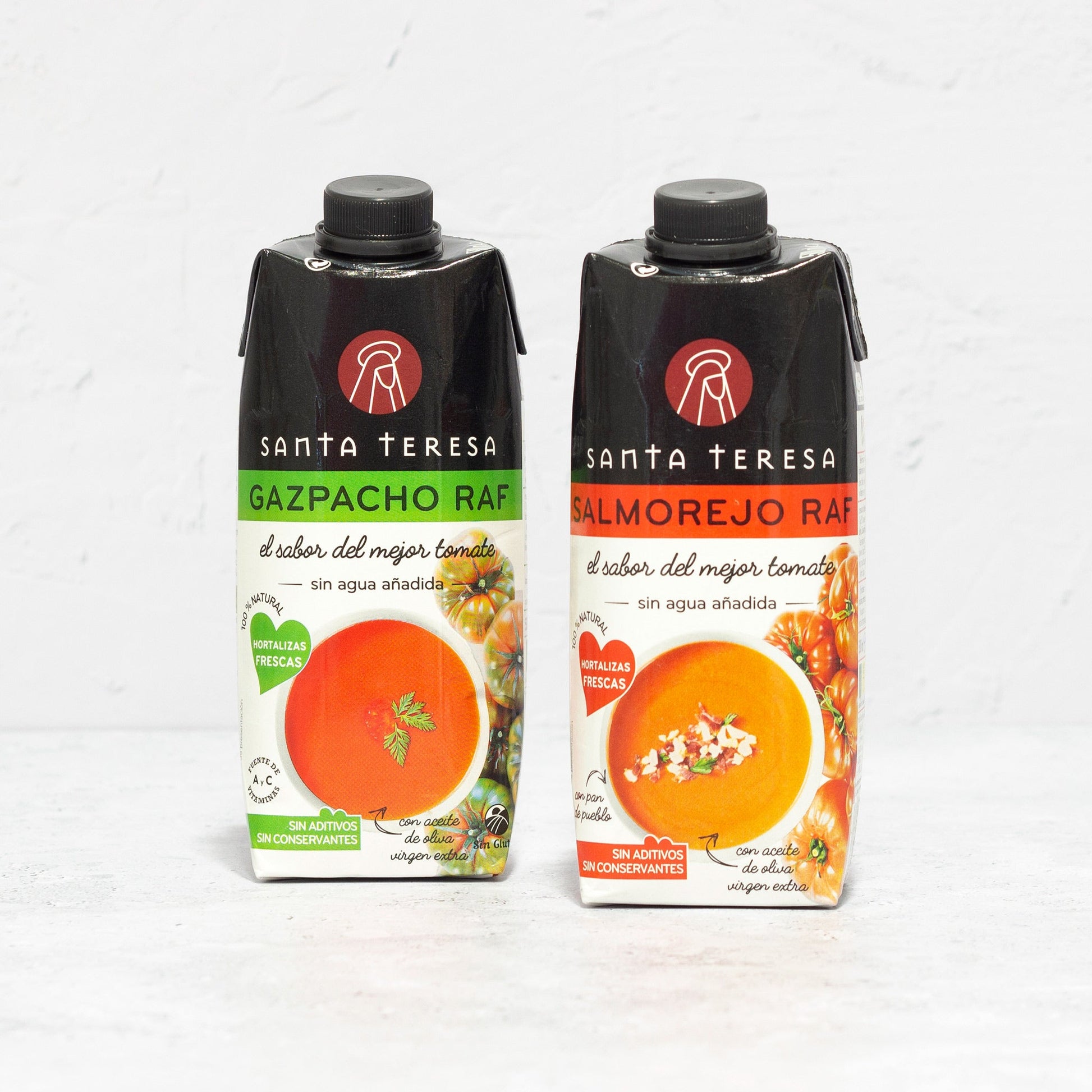 Pack 500ml Gazpacho Raf + 500ml Salmorejo Raf
