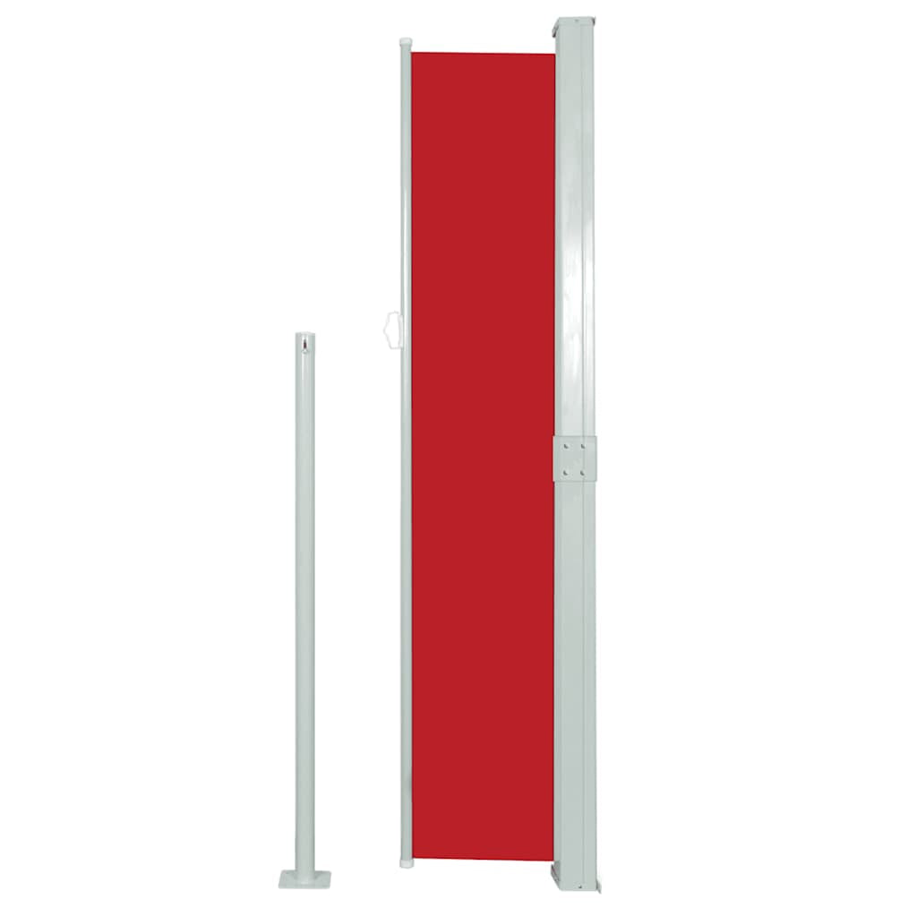 Vidaxl Toldo Lateral De Jardín O Terraza 160x300 Cm Rojo_3