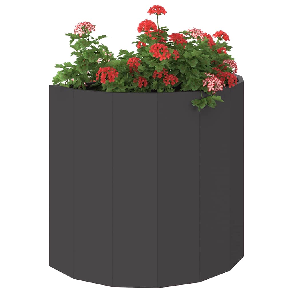 Jardinera Negro 60 X 30 X 50 Cm Acero_2