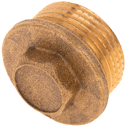 Pack De 2 Unidades Tapón Final Macho De Latón Zincado De 3/4“ Para Para Instalaciones De Agua_4