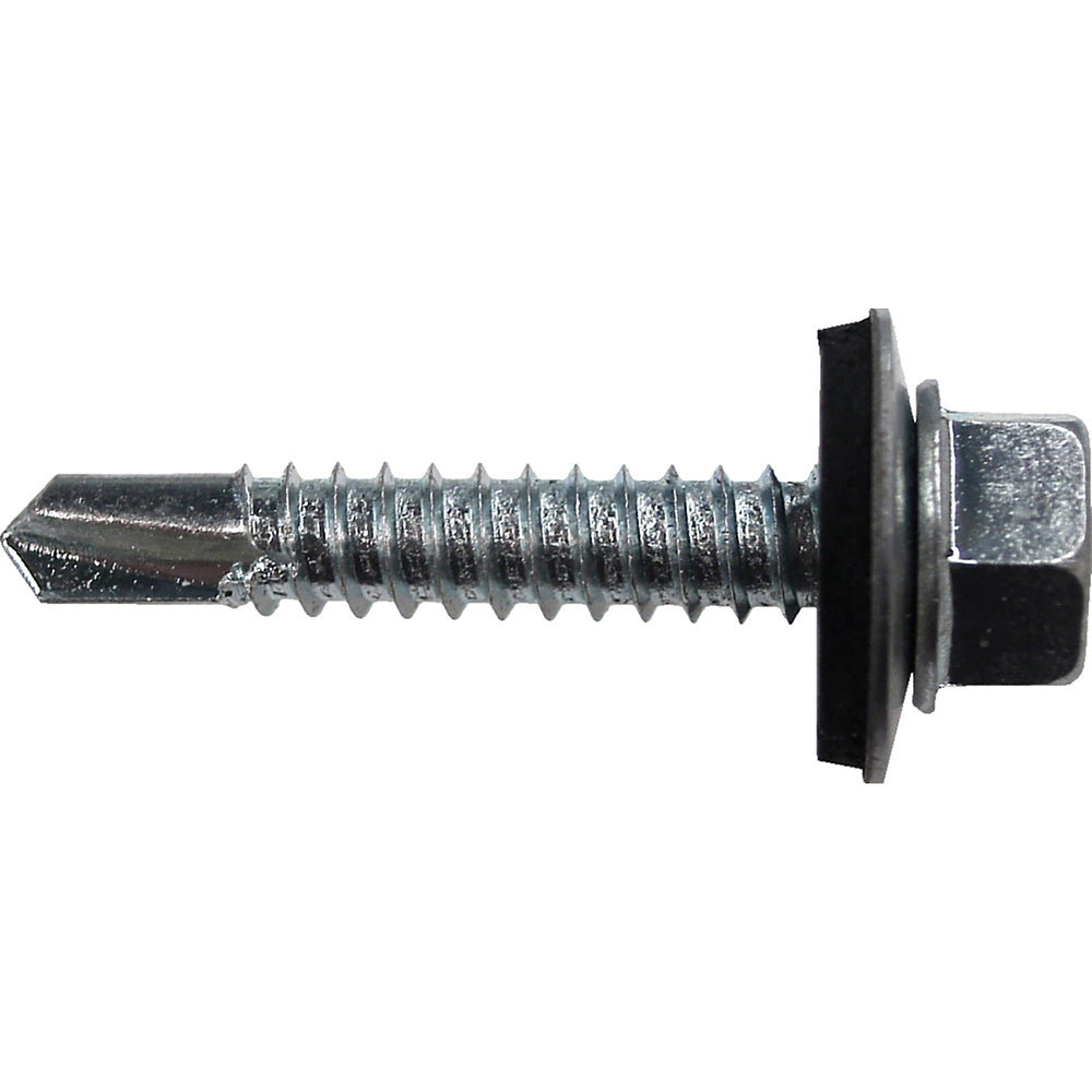 Tornillo Autotaladrante Hexagonal Con Arandela - 6,3x25 Mm_0