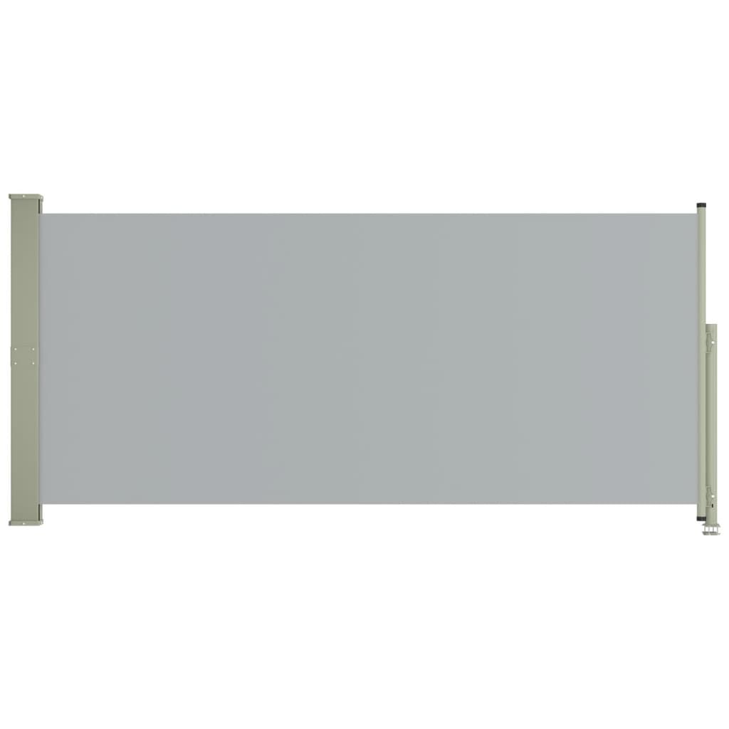 Vidaxl Toldo Lateral Retráctil De Jardín Gris 140x300 Cm_0