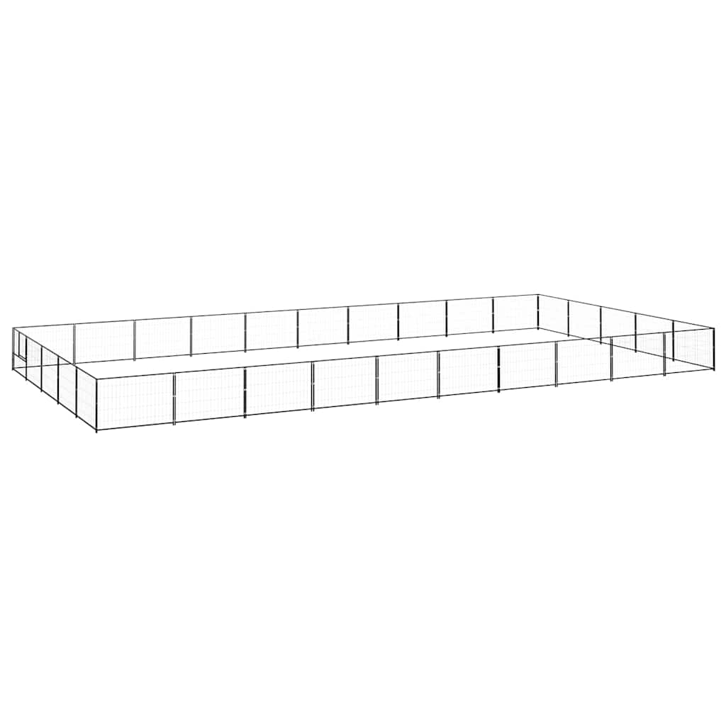 Perrera Acero 50 M² Negra_0