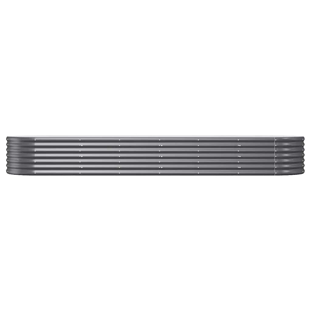 Jardinera Arriate Acero Galvanizado Antracita 296x80x36 Cm_2