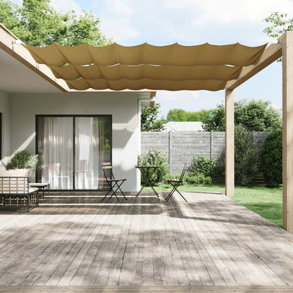 Vidaxl Toldo Vertical Beige 180x800 Cm Tela Oxford_1
