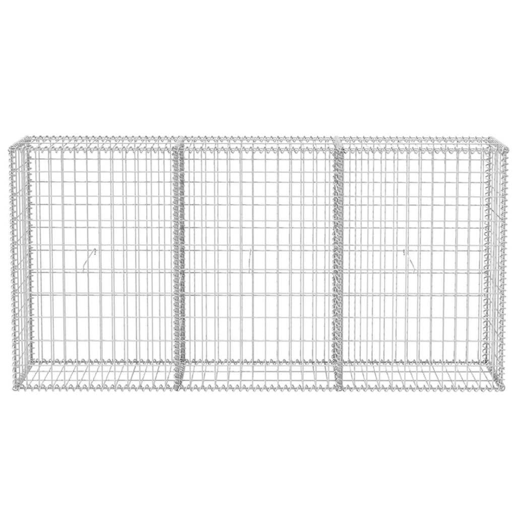 Cesta De Muro De Gaviones Acero Galvanizado 200x30x100 Cm / Vetonek_4