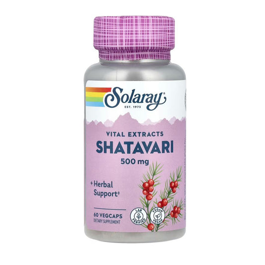 Shatavari, Solaray, 60 cápsulas vegetales