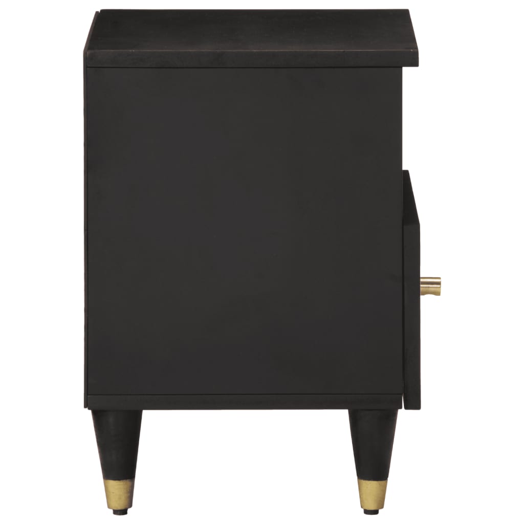 Mesitas De Noche 2 Uds Madera Maciza De Mango 40x33x46 Cm_3