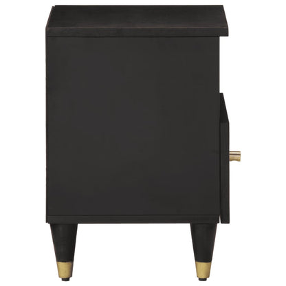 Mesitas De Noche 2 Uds Madera Maciza De Mango 40x33x46 Cm_3