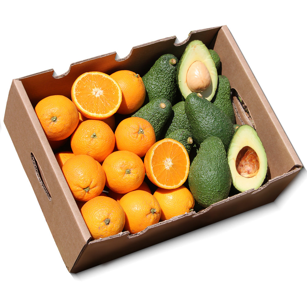 Mix Naranjas Valencianas Y Aguacates Hass De Temporada Tropitop 4kg_1