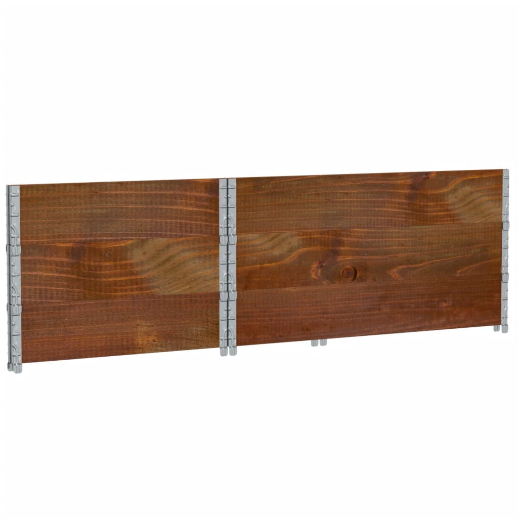 Jardinera De Madera Maciza De Pino Marrón 120x80 Cm_5