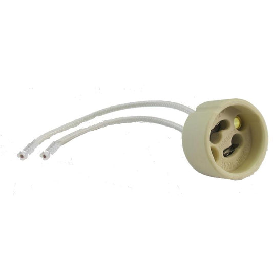 Portalamparas Gu-10 Ceramico Para Bombillas Halogenas / Led_0