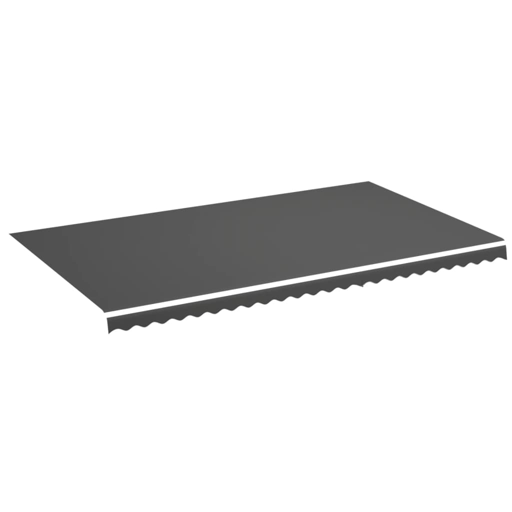 Tela De Repuesto Para Toldo Gris Antracita 6x3,5 M Poliéster_0