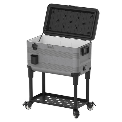 Nevera Portátil Con Mesa - 70 L - Gris_1