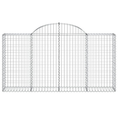 Cestas Gaviones 20 Uds Forma De Arco Hierro 200x30x100/120 Cm_3
