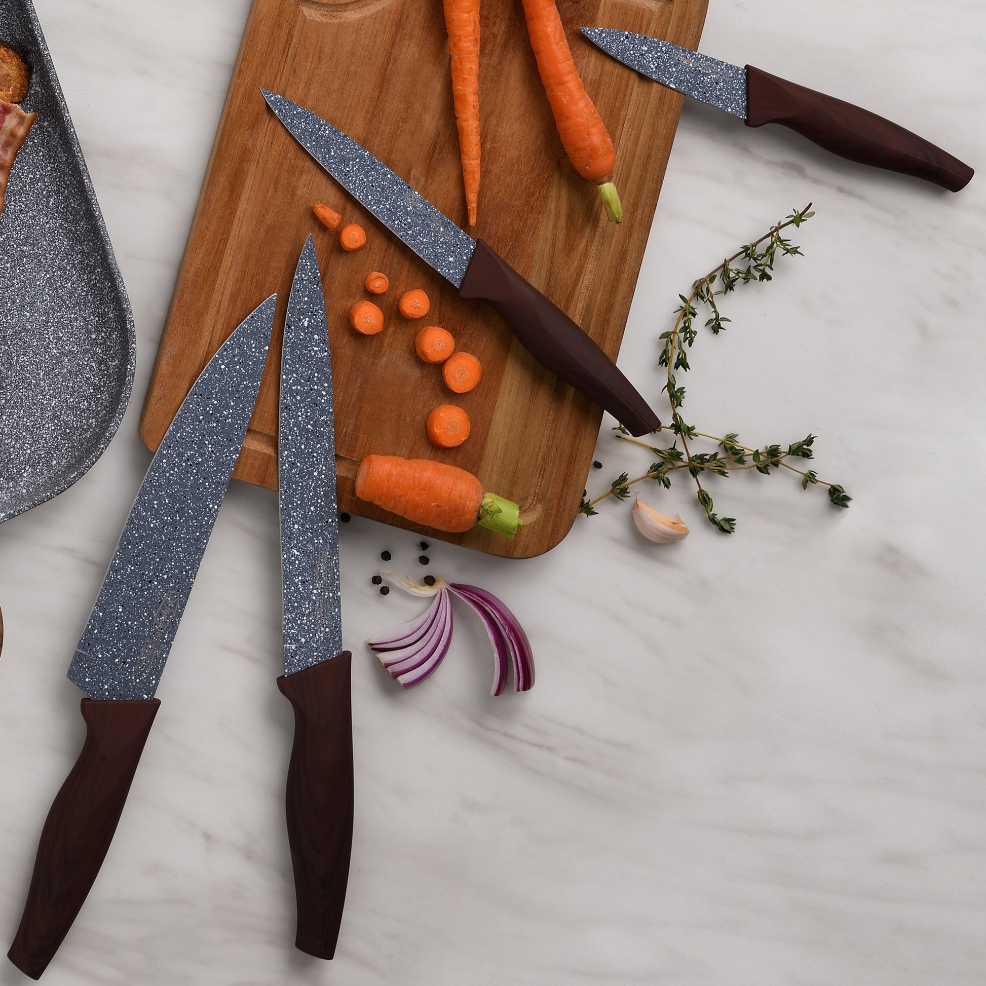 Set 4pc Cuchillos Acero Inoxidable, Colección Daimiel