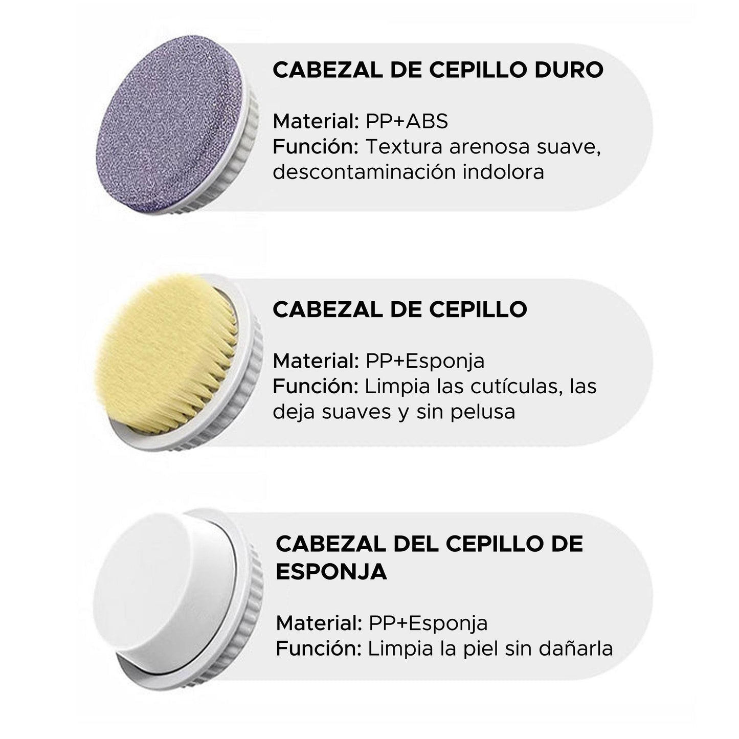 Joybos Cepillo De Ducha 3 En 1 Con Mango