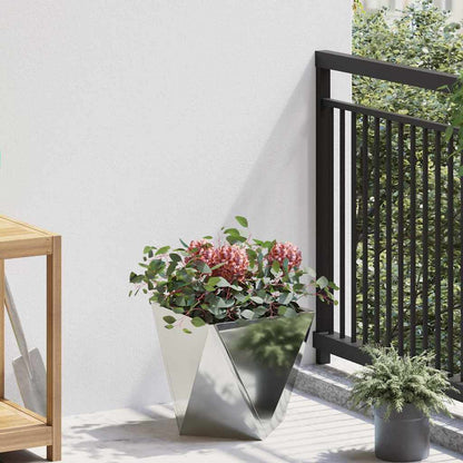Jardinera Plateado 30 X 30 X 30 Cm Acero Galvanizado_1