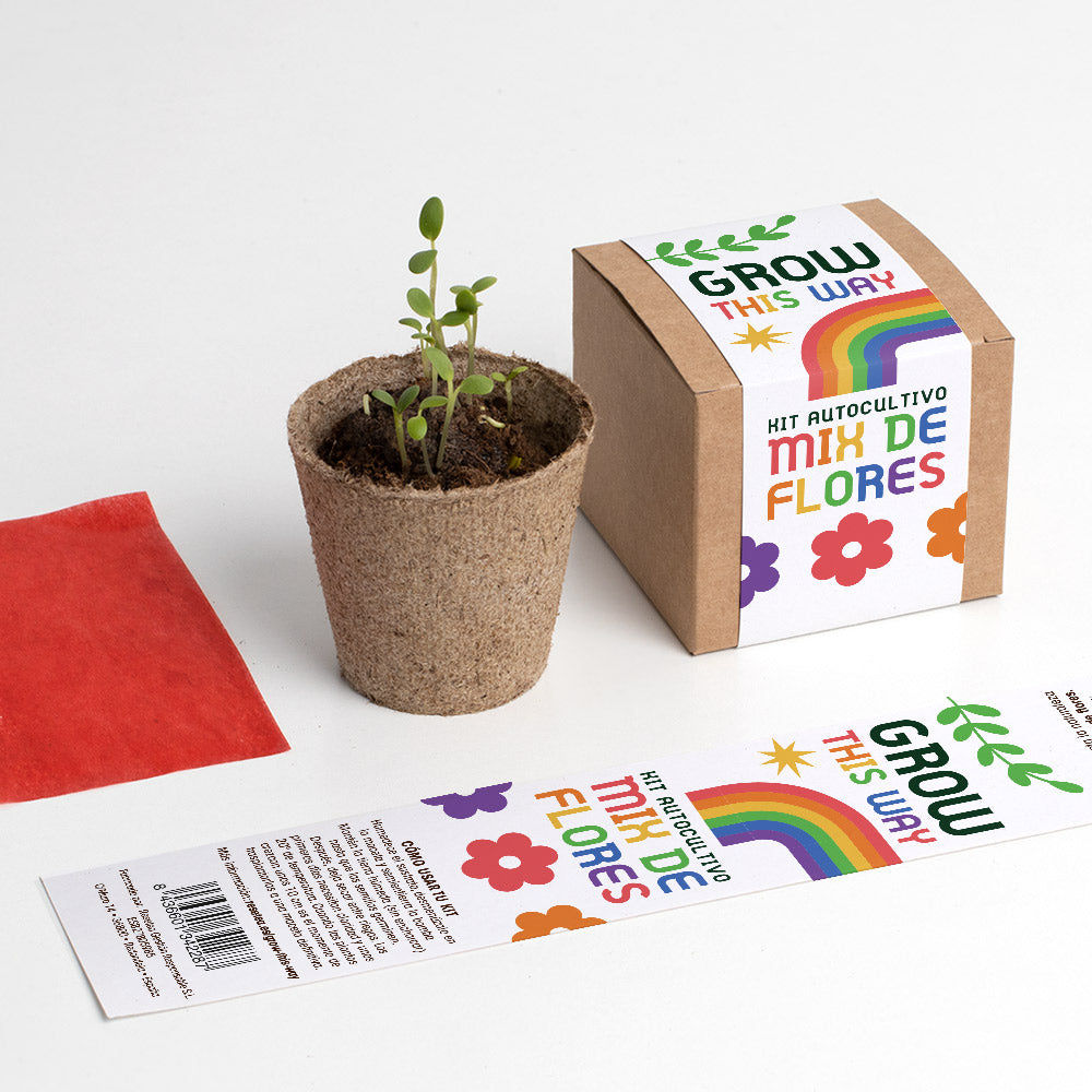 Grow This Way | Kit De Autocultivo Mix De Flores | Actividad Educativa Y Regalo Original_4