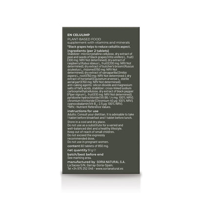 Celulimp, Soria Natural, 60 comprimidos