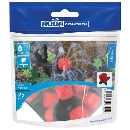 Gotero regulable 0-70 l/h Aqua Control 25 ud