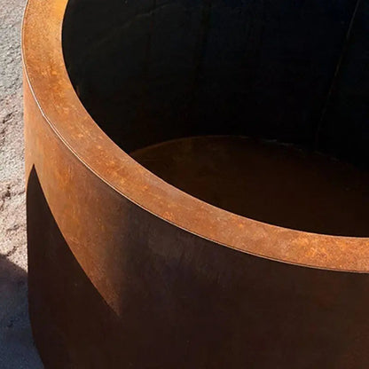 Jardinera Cilindro Acero Corten / Unidad / Ø 63.5 Cm / 50 Cm_3