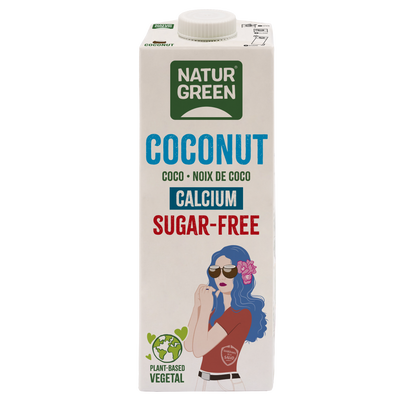 Bebida vegetal Coconut sin azúcar calcio NaturGreen 1 litro