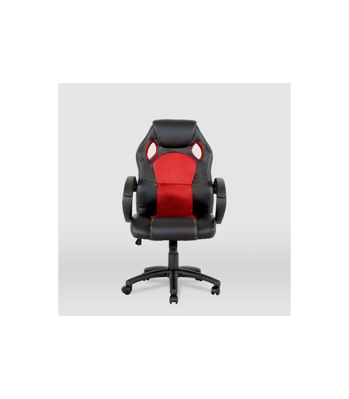Silla Gaming Olimpia Tapizada En Piel Sintética Negro/rojo, 118/127cm(alto) 64.5cm(ancho)_0