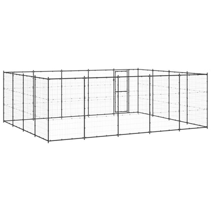 Vidaxl Perrera De Exterior De Acero 24,2 M²_3