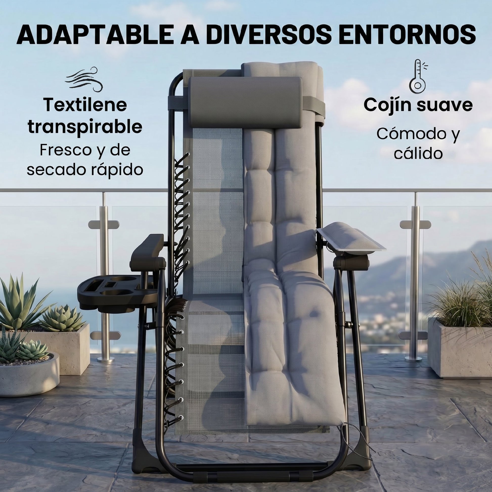 Outsunny Silla De Gravedad Cero_5